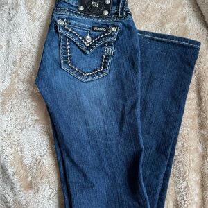Miss Me Women's Dark Blue Boot Cut Jeans